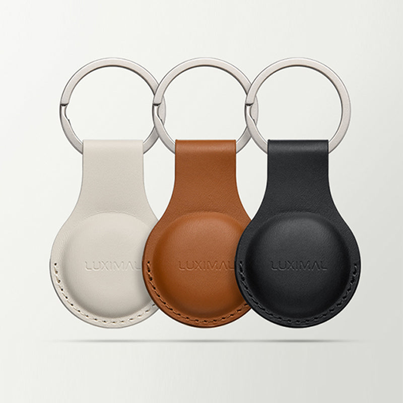 Luximal Keychain Compatible With Airtag Leather Case