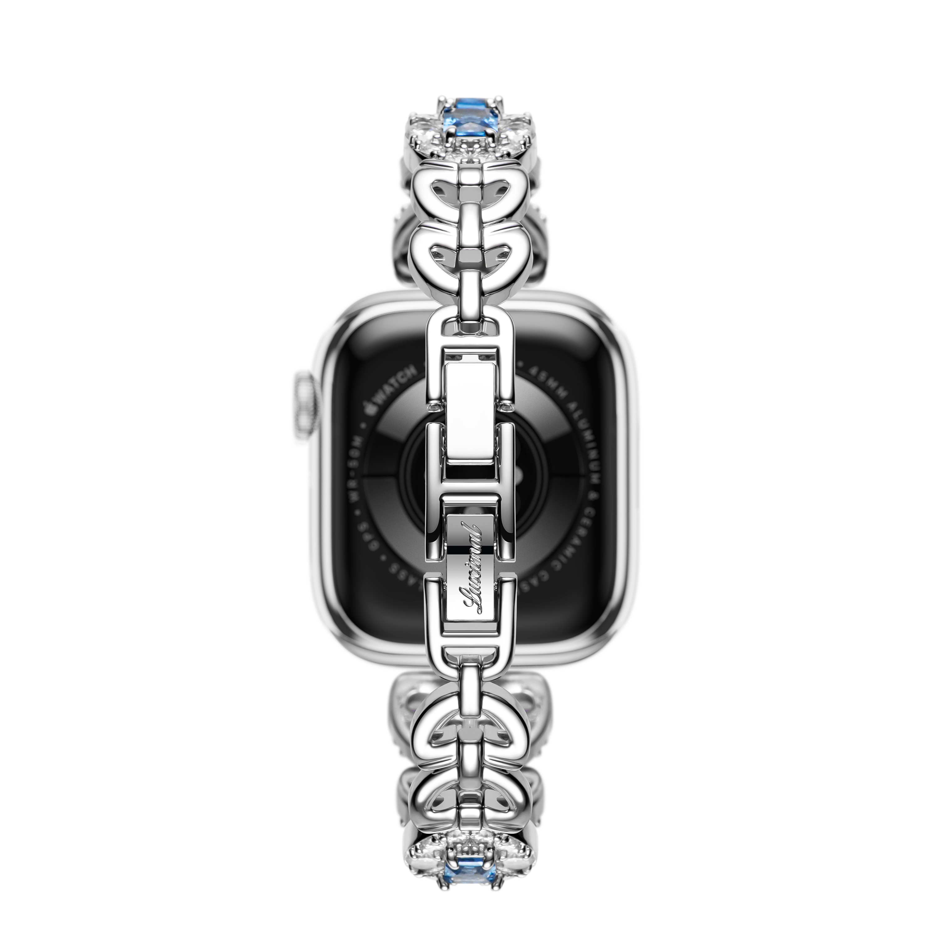 Art Deco Geometric Diamond Band for Apple Watch